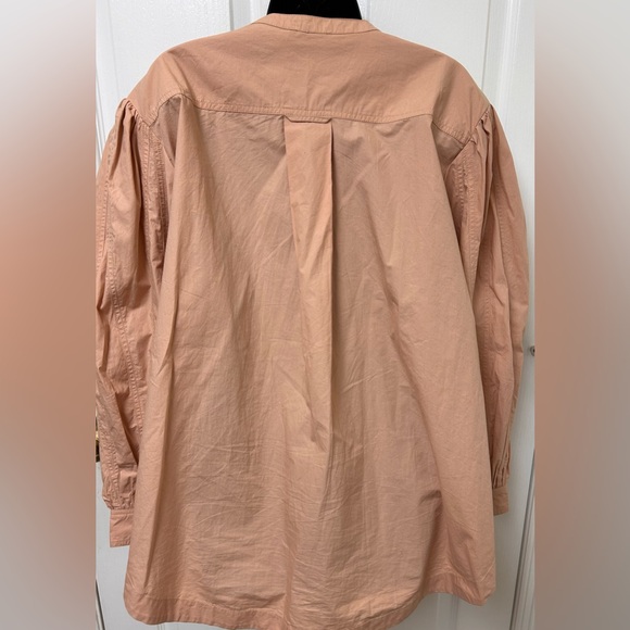 Ulla Johnson Button-Up Blouse with Puff Sleeves - Picture 5 of 8